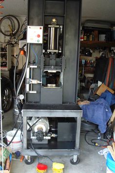 homemade hydraulic forging press plans